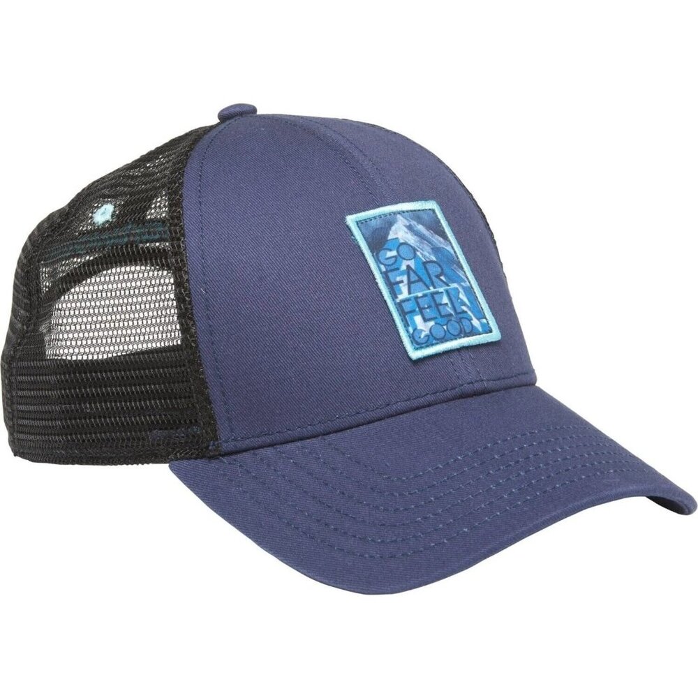 SmartWool Go Far Feel Good Summit Trucker Hat Cap NWT Deep Navy